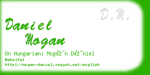 daniel mogan business card